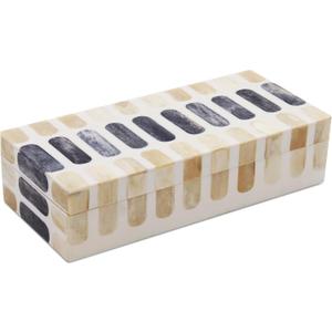 Handicrafts Home Decorative Storage Box 10x4.5 Remote Control Holder, Jewelry Organizer, Modern Decorative Box with Lid, Boho Chic Home Dcor Accent, Vintage Memory Box for Living Room Shelf Dcor