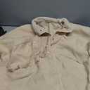 Sweater Jacket, Beige Size Medium
