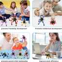 Easter Basket Stuffers for Kids,12PCS Transformable Fidget Spinners for Kids and Adults, Stress Relief Sensory Toys for Boys and Girls, Fingertip Gyros Easter Birthday Party Favors for Teens, Large