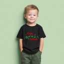 Christmas Shirts for Toddler Boys Girls Kids 2-8 Years, Santa Reindeer Snowman Dinos Truck Short Sleeve Tee (4-5T)