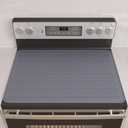 Stove Top Covers for Electric Stove, Thickened Premium Silicone Stove Mat for Glass Top Stove, 28 x 20 Glass Stove Top Cover Protector, Oven Range Top Cover, XL Dish Drying Mat (Grey)