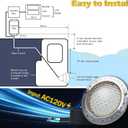 10 Inch LED Pool Light for Inground Pools Suitable for 10 Inch Wet Niche
