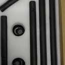 Dual Shower Head for Couples, High Pressure Double Shower Heads for Two People Rod, Two Showerhead System Fit 2 Person, Birthday Gifts for Women Men, Spa-Like (Black) Segmented Design