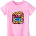 Dot Day Shirt Kids Boys Girls Toddler Happy International Dot Day Shirts Polka Dot T-Shirt 2025 Short Sleeve Tops Tee 2T-8Y
