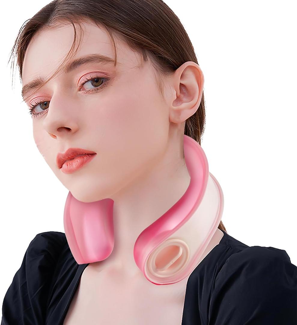Neck Cooling Tube,Rapid Cooling Reusable ice Neck Cooler- Wearable Body Cooling Products for Outdoor Workers, Sports, and Relief from hot Flashes and Summer Heat Pink