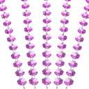 PATIKIL 14 mm Crystal Garland Strands, 16.4 Ft Acrylic Octagon Chandelier Bead Chains String for DIY Craft Wedding Party Home Decorative Jewelry Making, Purple