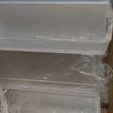 HENABLE 4 Tier Acrylic Display Risers, Perfume Organizer Stand, Cupcake Stand Holder, Clear Shelf Risers for Display Stands for Funko POP Figure, Dessert Shelves for Party, Decoration