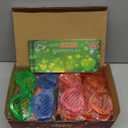 SpringFlower Valentines Day Cards, Valentines Greeting Card with Light Up Glasses,Classroom Valentines Exchange Gifts Valentines Party Favors School Classroom Valentine's Prizes