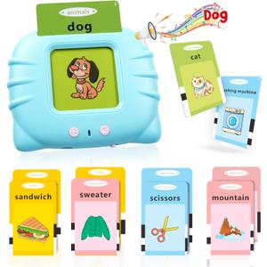 QuTZ Toddler Learning Toys for 2 3 4 5 Year Old Boys and Girls, Eduacational Talking Flash Cards Autism Sensory Speech Therapy Toy for Autistic Children, Montessori Toys for Toddlers, 224 Sight Words
