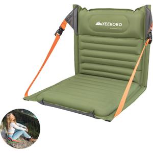 Inflatable Folding Seats, Portable Chairs with Back Support, Foldable and Lightweight Seat for Camping/Sporting Events, Stadium Seats with Storage Bag Lounge Chair