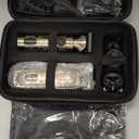 LQT Professional Hair Clippers for Men - Cordless Electric Hair Trimmer & Beard Shaver Kit with Stainless Steel Blades, 12 Guide Combs (1-15mm), Type-C Charging Trimming & Fading (Bronze)