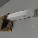 MYshade 6 Pack Temporary Light Filtering Paper Shades for Windows,Paper Pleated Blinds with Adhesive,No Tools No Drilling Free Cut Size Temporary Room Darkening Shades(White, 36" W x 72" H)