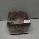 36pcs Velvet Ornaments for Christmas Trees, Flocked Christmas Balls Sets Assortment for Xmas Tree Holiday Decor (Brown)