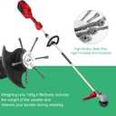 6-inch Steel Wire Weeding Knife Trimming Head, Weed Replacement Wackers Accessories, Electric Cordless Weeding Machine, Garden, Lawn, Sidewalk Joint or Driveway Weeding Machine (2 * 6 Heads)