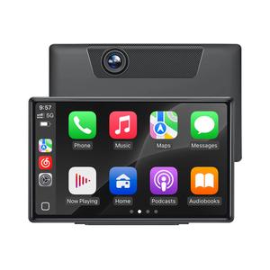 9 Inch Car Stereo with Apple Car Play &Android Auto,Portable Touch Screen CarPlayer Wireless Car Play Screen withVoice Control, Suitable for Screen for AllVehicles