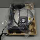 Waffle Maker, Rotating Belgian Waffle Maker, 180 Flip Waffle Iron, Non-Stick Plate, Adjustable Browning Control, Foldable Cool Touch Handle, Removable Drip Tray, Space Saving Storage, Stainless Steel (Black)