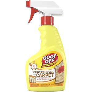 Goof Off FG910 Paint Remover Carpet Cleaner Solution, 12 oz. Spray