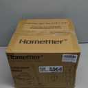 Spin Mop and Bucket with 6 Microfibra Replaceable Mop Pads, Self Separation Dirty and Clean Water System Self Wringing 360 Rotating Square Mop-Head (1 Bucket + 52'' Mop + 6 Microfibra Pads)