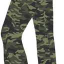 WSPLYSPJY Women's Print Stretch Bell Bottom Flare Palazzo Pants Trousers Camouflage S (S)