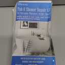 Tub and Shower Repair Kit White, Fiberglass Tub and Porcelain Repair Kit, Acrylic, Enamel, Ceramics Tile Toilet and Sink Repair Kit, Repair cracks, fragments, holes and pits, Bathtub Repair Kit White