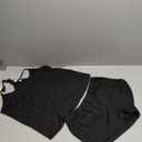 Ekouaer Womens Cami Pajama Sets Soft Shorts Lingerie Set Camisole 2 Piece Cami Shorts Pj Nightwear (Medium, Black)