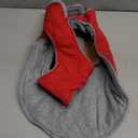 Lelepet Warm Dog Coat Waterproof Dog Jacket Reflective Fleece Vest with Adjustable Buckle Hook & Loop, Windproof Winter Jacket Dogs Coats for Small Medium Large Dogs, Red, M