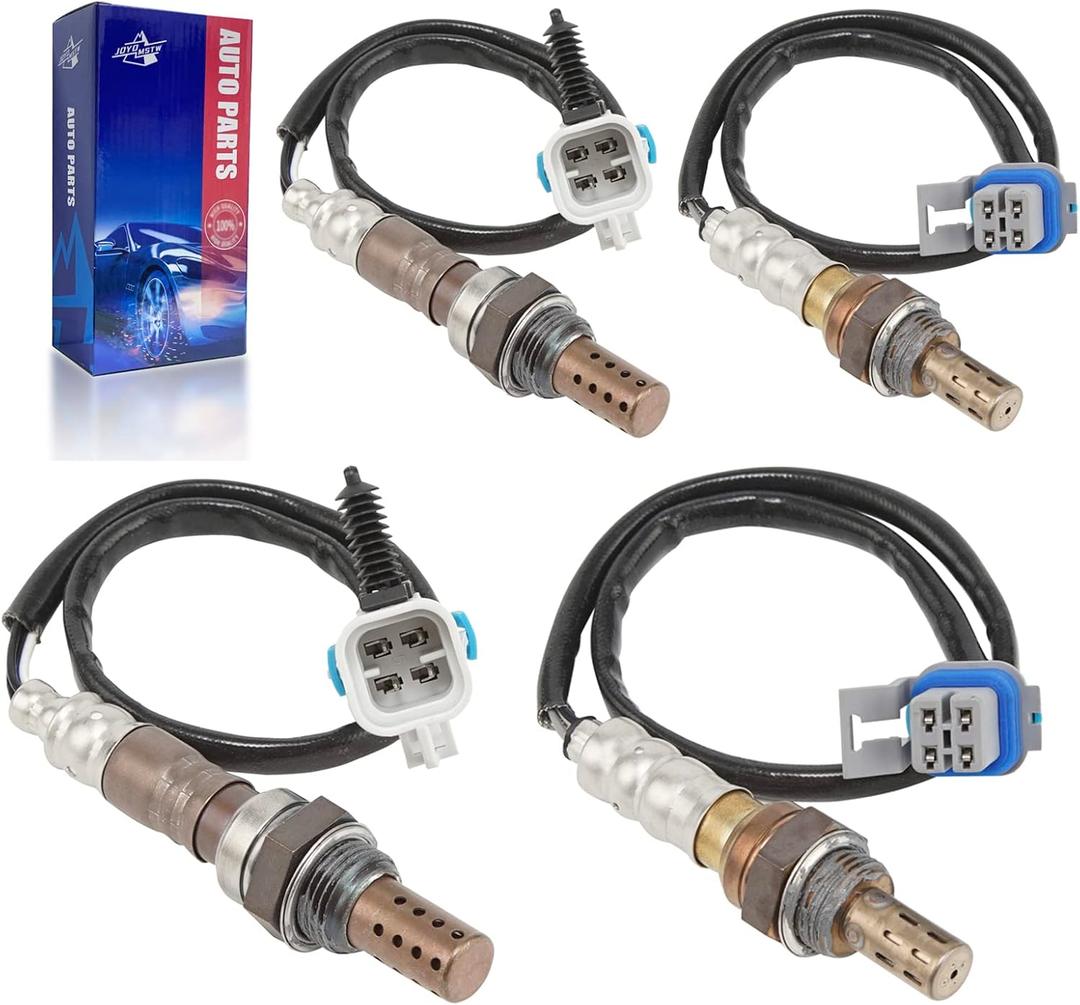 O2 Oxygen Sensor Upstream and Downstream for Chevy Avalanche Silverado Suburban Tahoe 2008-2014, for GMC Sierra Yukon XL 1500 08-12, for Cadillac Escalade 2008-2014, Replace 234-4668 234-4256 4Pcs