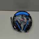 BENGOO G9000 Stereo Gaming Headset for PS4 PC Xbox One PS5 Controller, Noise Cancelling Over Ear Headphones with Mic, LED Light, 7.1 Surround Sound, Soft Memory Earmuffs for Nintendo Xbox Series X|S (Blue)