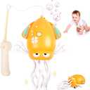 Baby Dancing Octopus Toy for 1 2 3 Year Old Boy Girl, Magical Musical Squid & Infant Tummy Time Toy, USB Rechargeable Crawling Baby Squid Toys for Walking Toddlers Interactive Gift