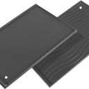 SafBbcue Universal Reversible Griddle Compatible with Charcoal/Gas Grills Napoleon Prestige 500 Pro 500 Parts Napoleon Built-In/LEX Series Grills, Compatible with Charbroil, Traeger, Pit Boss Grill (17.8" x 13" x 1")