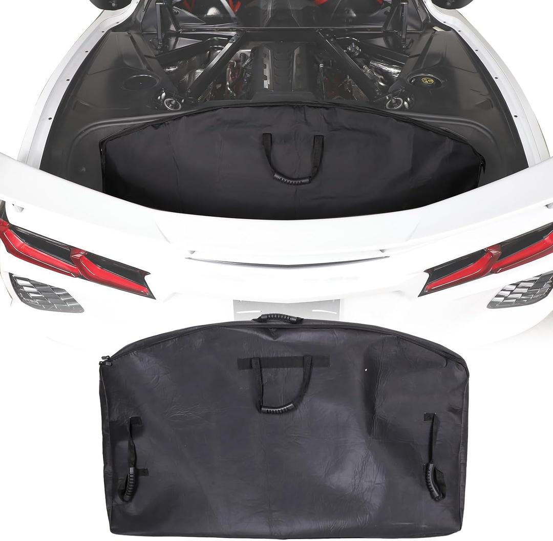 Daeiclru Removable Roof Panel Storage Bag Compatible with Chevrolet Corvette C8 2020 2021 2022 2023, Hard Top Storage Bag with Handle, Car Storage Accessories