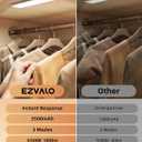 EZVALO 14.5inch Under Cabinet Lighting, LED Motion Sensor Light Indoor, 3500mAh USB Rechargeable Closet Lights, Dimmable & Magnetic Wireless Under Counter Lights for Kitchen, Pantry, Stairs (2 Pack)