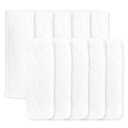 Super Boosties Cloth Diaper Reusable Inserts, Set of 10, Fits Honest Hybrid Diaper, Fits Amazing Baby, Pocket-Sling Compatible, 5 Tri-fold & 5 Boosters, Small (11" Length)