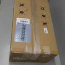 52" Ceiling Fan with Lights and Remote, Flush Mount, Brushless DC Motor, Reversible, 3 Solid Wood Blades, 6 Speeds, Quiet, Stepless Dimming, Indoor/Outdoor for Bedroom Patio