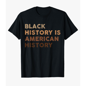 Black History is American History Melanin Black Pride Gifts T-Shirt S