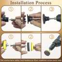 278 Pack 2 inch Sanding Discs Pad Variety Kit with 1/8" & 1/4" Shank Backing Plate for Drill Grinder Rotary Tools Die Grinder Accessories, Sanding Pads Include 36-3000 Grit