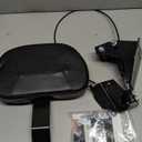 INNOGLOW Motorcycle Adjustable Driver and Rider Backrest with Chrome Mounting Kit for Harley Touring Electra Glide Road King Street Glide CVO 2009-2020