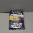 Thread Spread 100% Egyptian Cotton Pillow Cases Standard/Queen Size Set of 2 - Luxury 1500 Thread Count Sateen Light Grey Pillow Cases, Soft Cotton Pillowcases Fits Standard & Queen Size Pillows