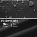 TACVASEN Women's 5" Hiking Cargo Shorts Lightweight UPF 50+ Quick Dry Athletic Shorts with Pockets Golf Outdoor Summer (Black, XXL)