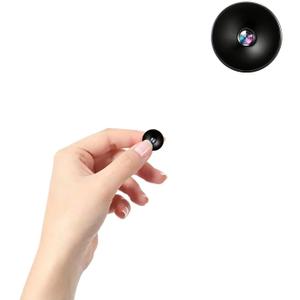 Hidden Camera with Audio/Video Mini Small Spy WiFi Security Secret System Smart Home Indoor Wireless Outdoor Nanny Night Vision Motion Detection Baby Monitor Pet Doorbell Seguridad (1, black, mini)