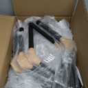 20-35 Inch Height Adjustable Shirt Display Stand, T Shirt Display Stand for Vendors, Mannequin Torso for Clothing Dress Garment Coat Retail (Black, 6 Pcs)