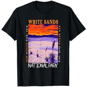 White Sands National Park New Mexico Distressed Vintage T-Shirt, Size M