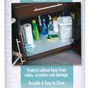 Con-Tact Brand Under Sink Mat, Waterproof Mat for Under Kitchen Sink, Bathroom, and Laundry Room, Non-Adhesive and Durable Shelf Liner, Easy to Clean, 24" x 48", Graphite