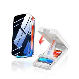 iPhone 17 Pro Privacy Screen Protector, 25° Anti-Spy 3D Curved Tempered Glass, Full Coverage, 12FT Military Drop Protection, 9H Hardness, 3s Bubble-Free, Fingerprint & Case Friendly 2-Pack