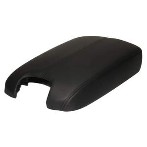 A ABIGAIL Center Console Armrest Cover for 2008 2009 2010 2011 2012 Honda Accord Auto Leather Suture Console Lid Cover Replacement (Black)