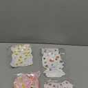 4 Pieces Cat Recovery Suits Body Wraps Breathable Kittens Recovery Clothes for Cats Small Dogs Abdominal Weaning(Banana, Football, Strawberry, Donut,M)