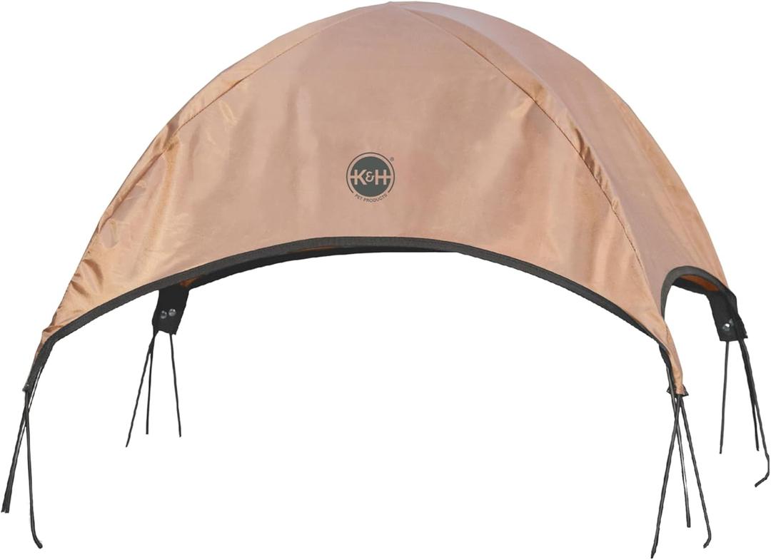 K&H Pet Products Pet Cot Canopy (Cot Sold Separately) Tan Small 22 X 17 Inches