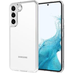 TENOC Phone Case for Samsung Galaxy S22, Clear Case Non-Yellowing Protective Bumper Hard Back Cover