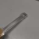Shower Door Rod, 18 1/5"(462mm)-31 7/10"(805mm) Length Stainless Steel Ceiling-to-Glass Support Bar, for 3/8"(10mm) to 1/2"(12mm) Thick Frameless Glass Door, Chrome Bracket