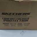 Skechers Car Seat Covers, Work Leather Seat Covers 5-Times Stronger Built-in Webbing, Oxford Fabric Front Seat Covers, Airbag Compatible, Automotive Comfort for Cars, Trucks, SUVs,Grey